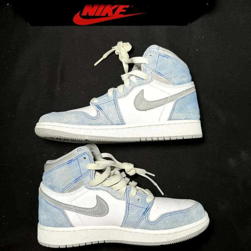 Size 4.5 - Nike Air Jordan 1 Retro High OG GS Hyper Royal 2021 Shoes